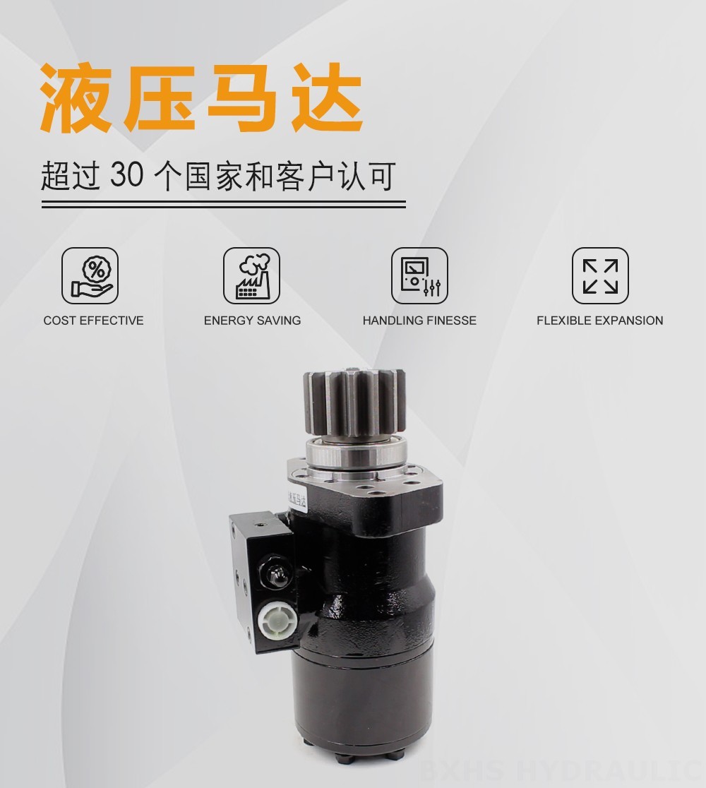 博信华盛BMR摆线液压马达 50 cc/r 38 Lpm 液压马达